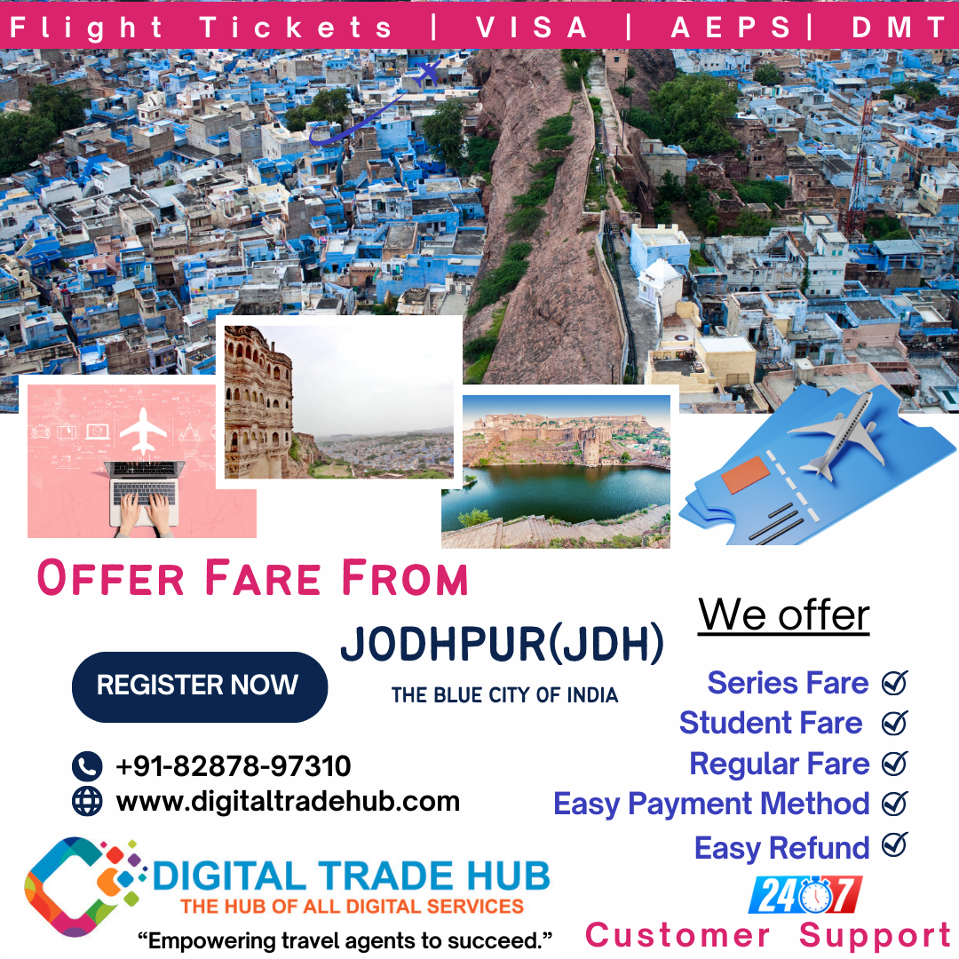 B2B Fare from Jodhpur