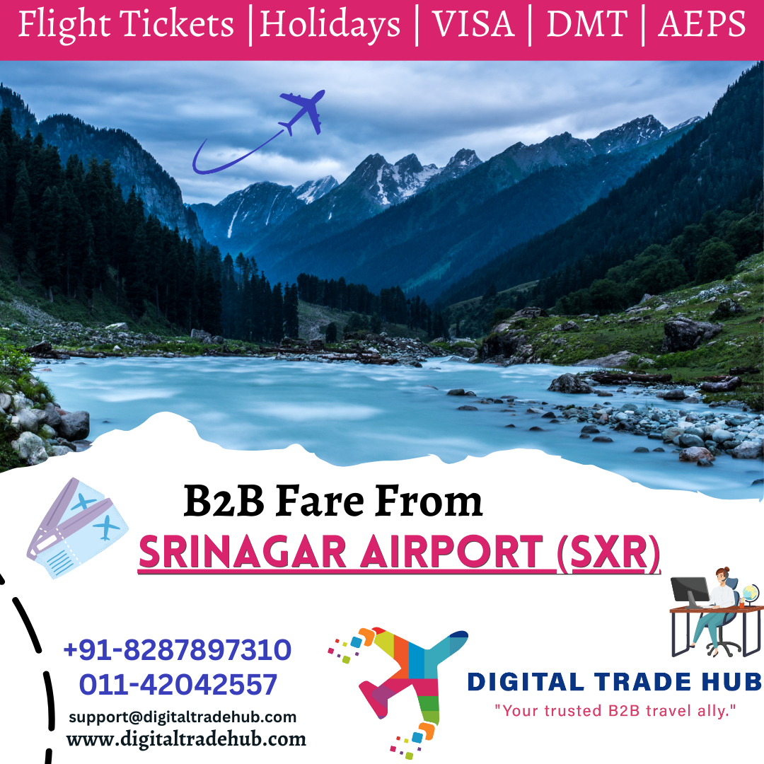 B2B Fares from Srinagar