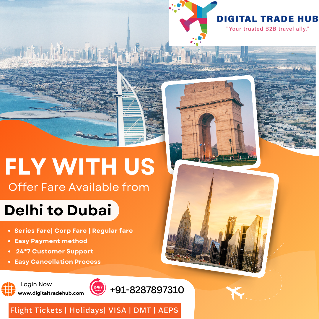 Best Flight Fare from Delhi to Dubai